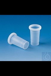 Bild von Bel-Art Fluo-Kem PTFE Sleeves With Grip Ring and Outer Ribs for 24/40 Joints